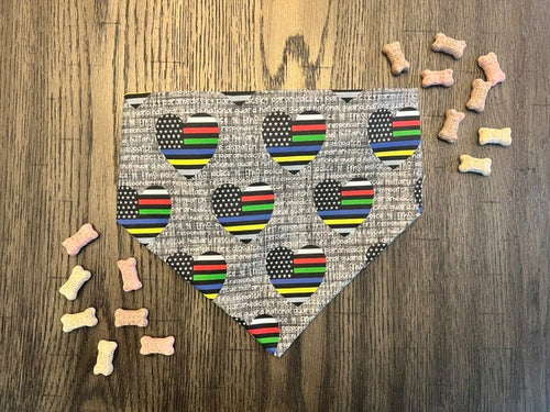 All Lines Matter bandana flat lay front view