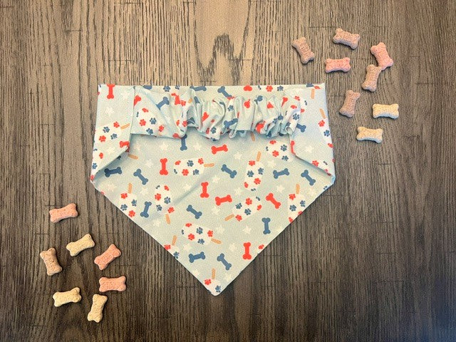 Sweet Freedom bandana flat lay back view